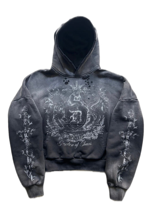 BLACK CHAOS HOODIE
