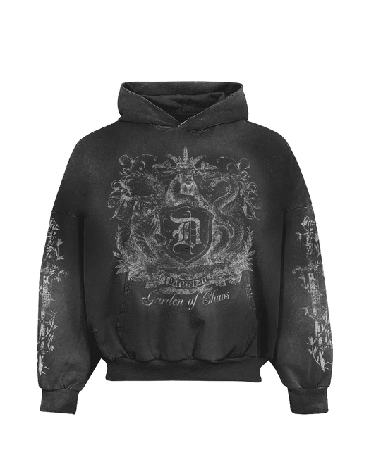 BLACK CHAOS HOODIE